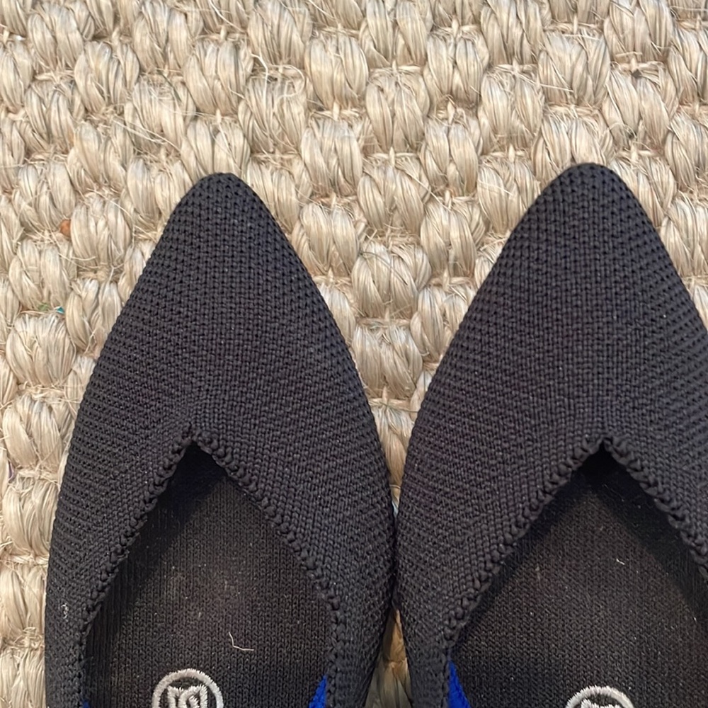 Black Pointed Toe Rothy’s, Size 5, Barely Worn - image 3